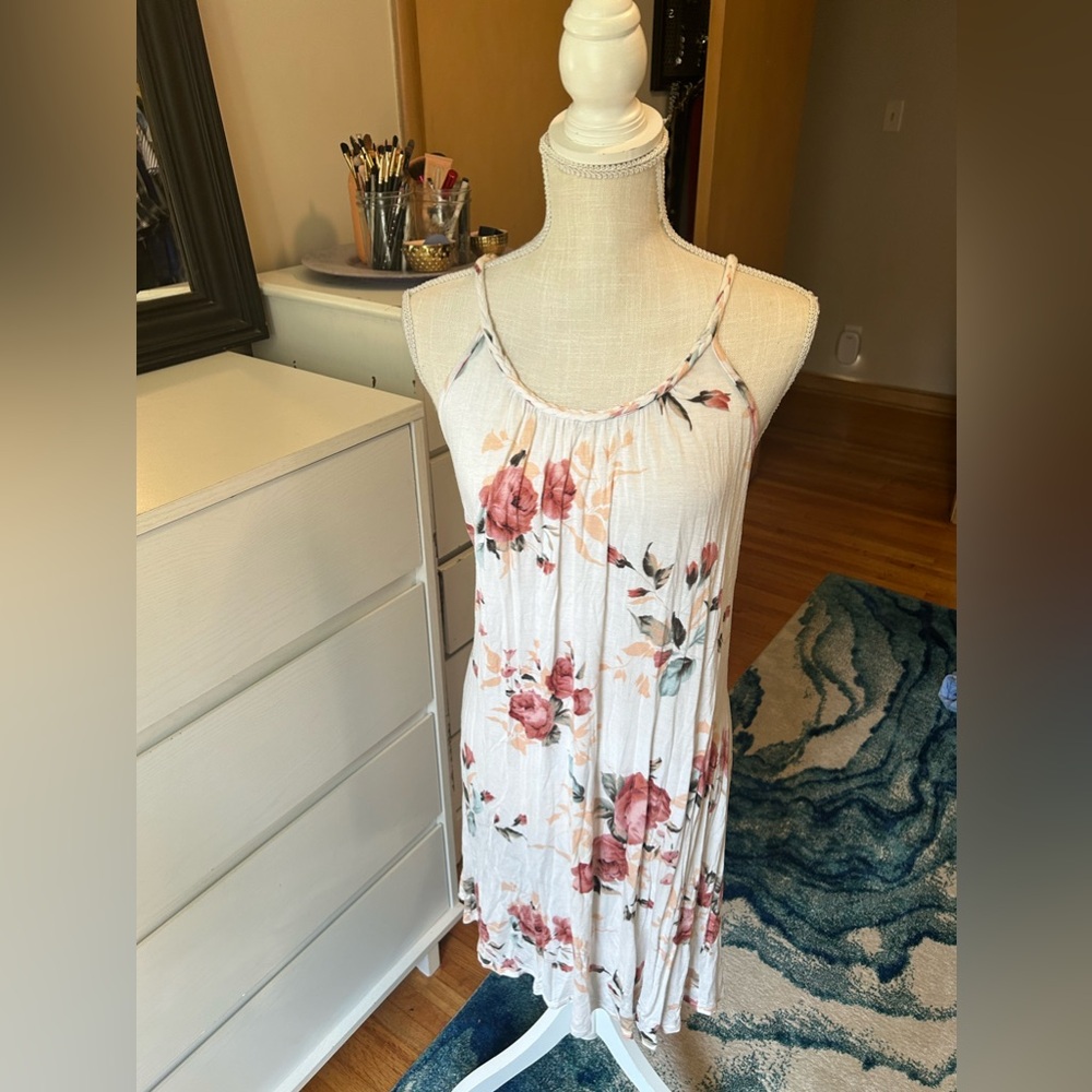 Women’s Small Floral Swim Coverup Dress